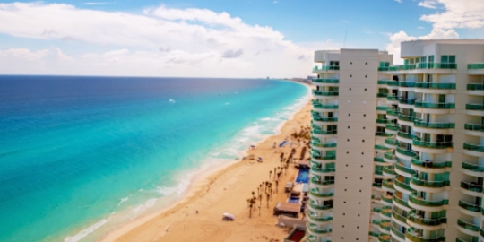 Cancun beach time lapse - 1