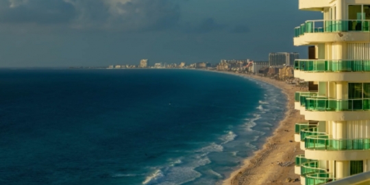 Cancun beach time lapse - 3