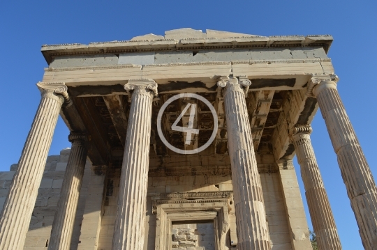 Ancient entrance Athens Greece 