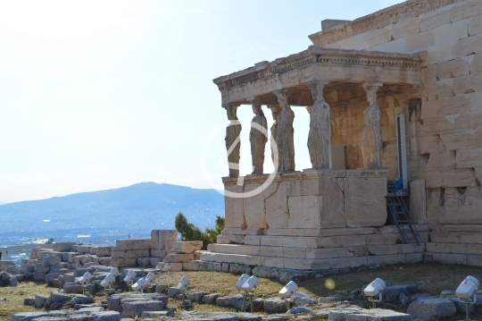 Ancient stone building Athens Greece