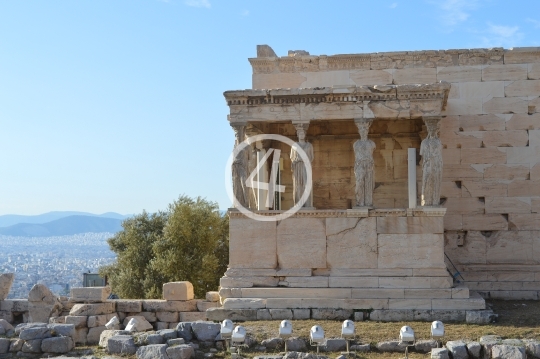 Ancient stone building Athens Greece