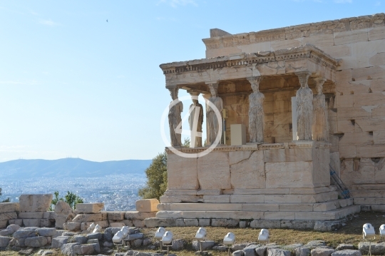 Ancient stone building Athens Greece