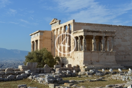 Ancient stone building Athens Greece