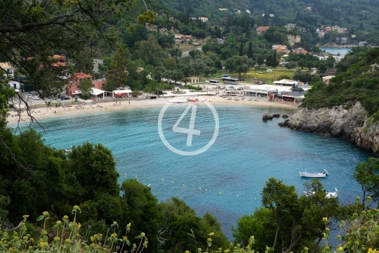 Bay view Corfu Greece