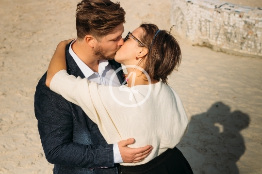 Beach kiss