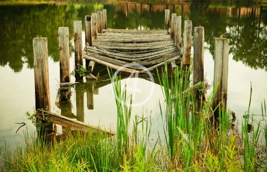 Broken bridge