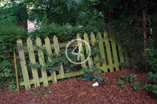 Broken fence