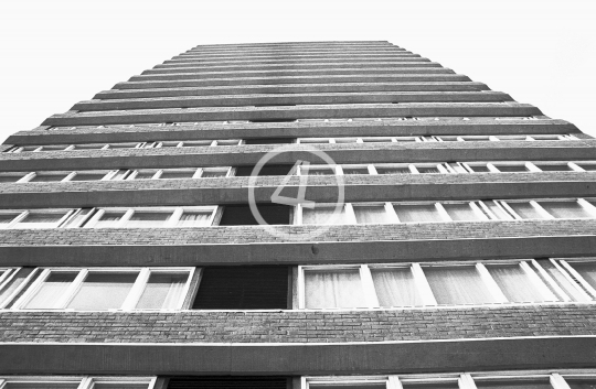 B/W Building face