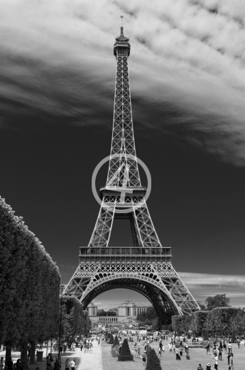 B/W France tower