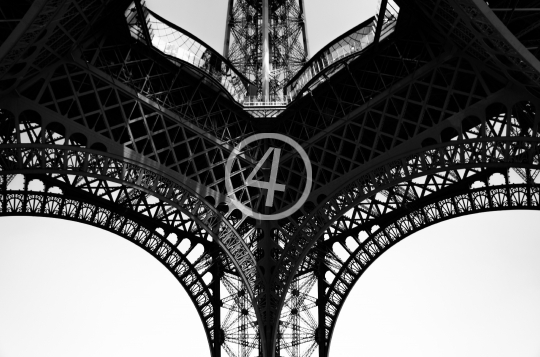 B/W Iron structure