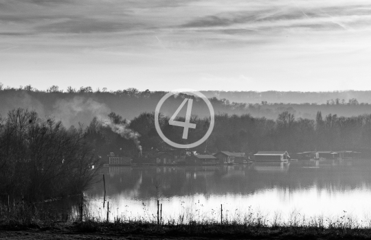 B/W Water landscape