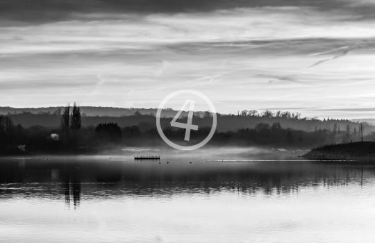 B/W Water landscape