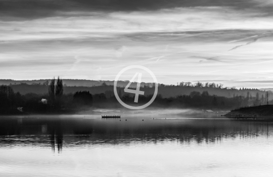 B/W Water landscape