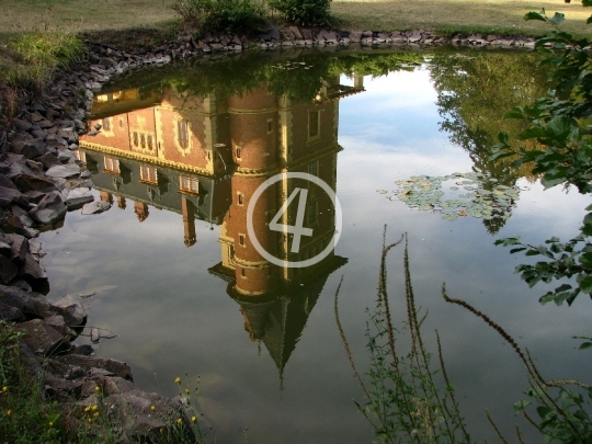 Castle reflection 