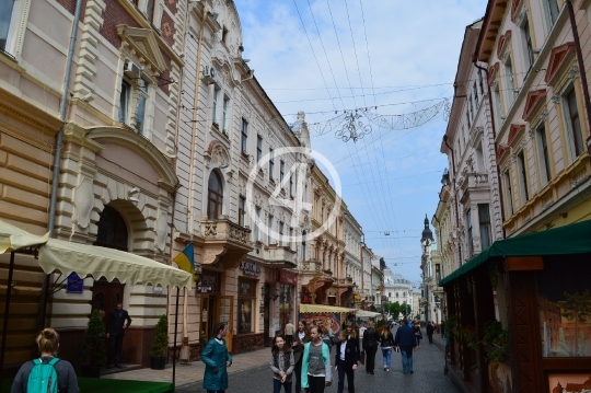 City street Ukraine