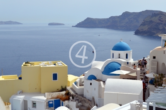 Coastal living Santorini Greece