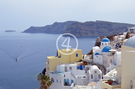 Coastal living Santorini Greece