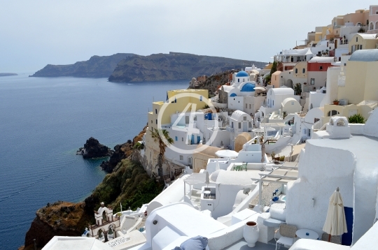 Coastal living Santorini Greece