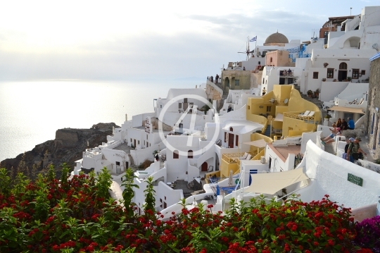 Coastal living Santorini Greece