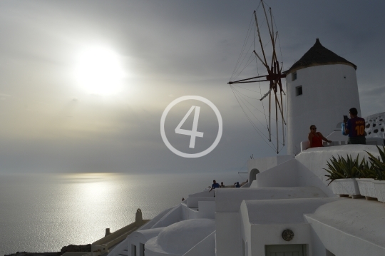 Coastal view Santorini Greece