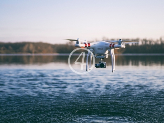 Drone at the lake