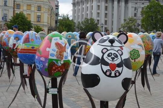 Easter egg celebration Kiev