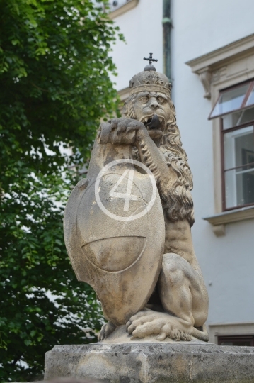 Entrance carving