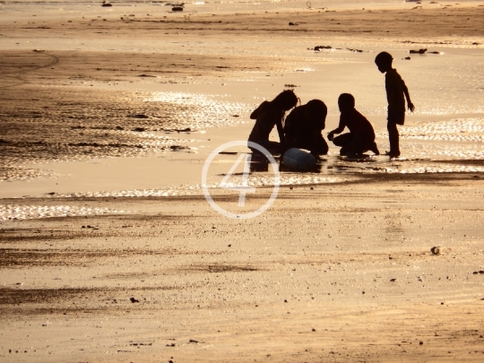 Family beach