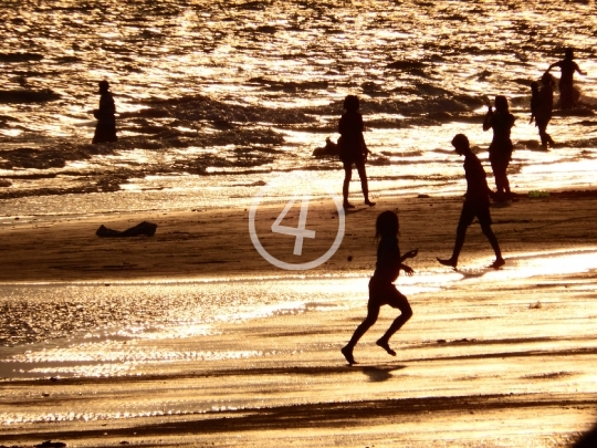 Family beach