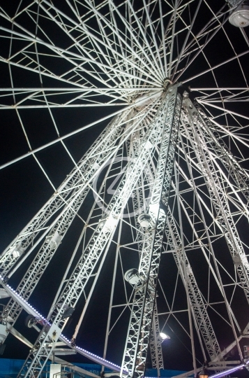 Ferris wheel at night