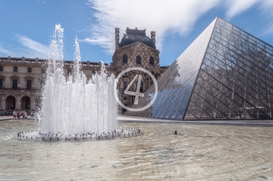 Fountain pyramid building 2