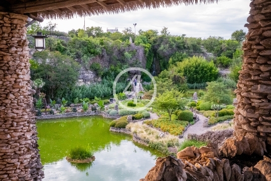 Japanese tea garden lookout