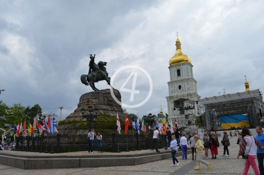 Monument to Bohdan Khmelnytsky Kiev