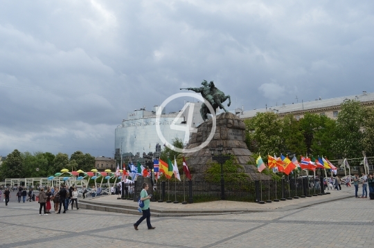 Monument to Bohdan Khmelnytsky Kiev