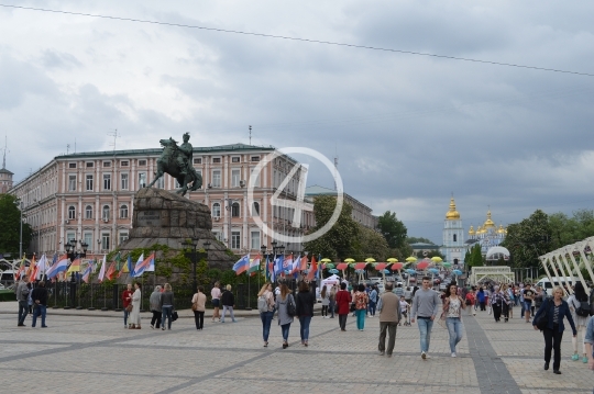 Monument to Bohdan Khmelnytsky Kiev