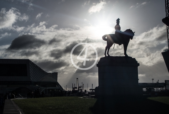 Monument with horse 2