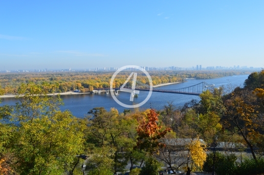 River through Kiev