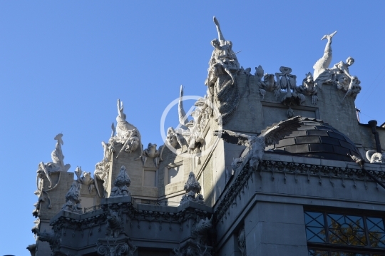 Roof top carvings