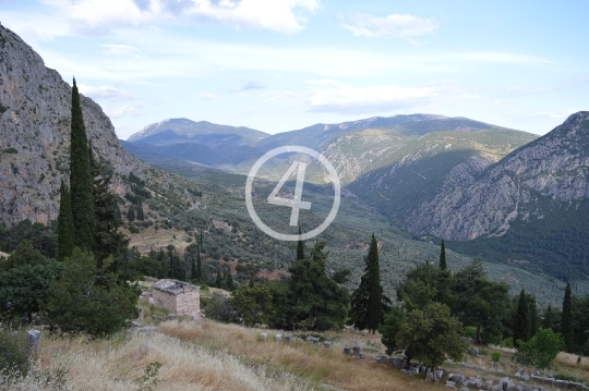 Ruins Delphi Greece