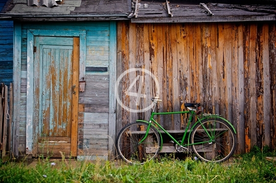 Rustic bicycle 