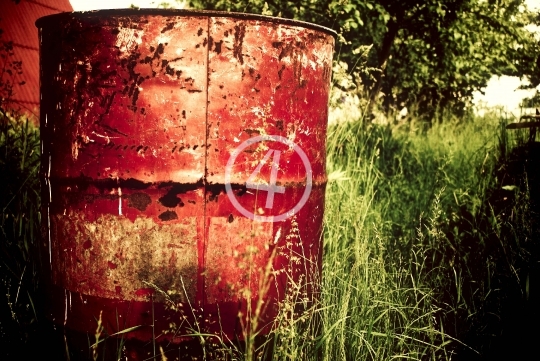 Rusty barrel 