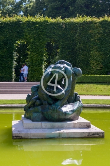 Sculpture in pond 2