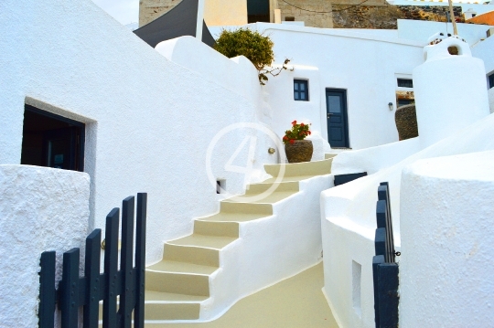 Stairway Santorini Greece