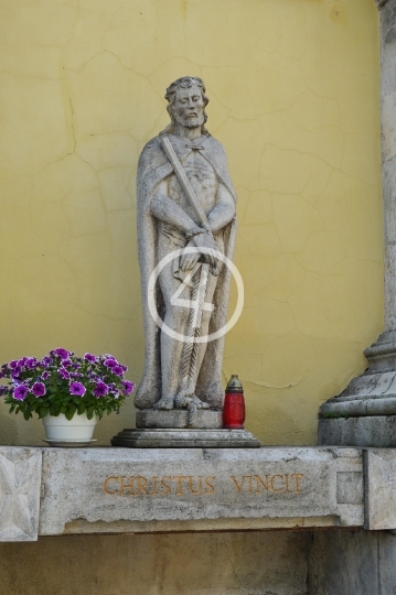 Statue on sill Ukraine