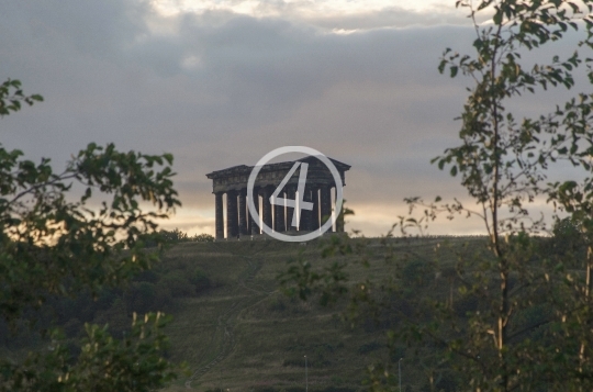 Stone structure in the distance B