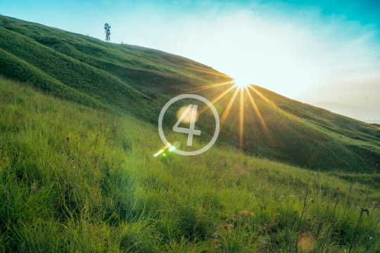 Sunrise in Mount Tambora, Sumbawa