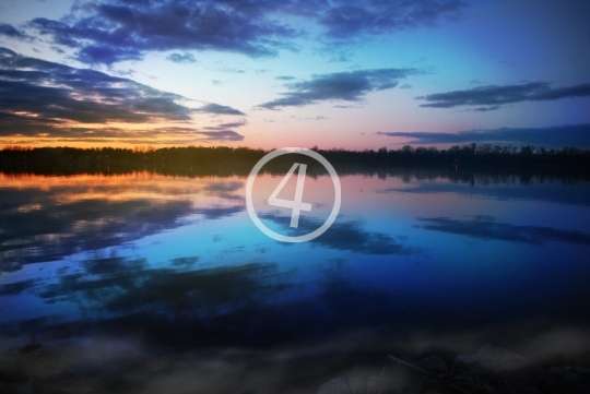 Water cloud reflection