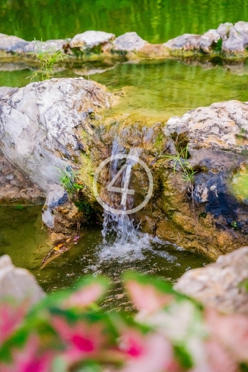 Waterfall into pond 2