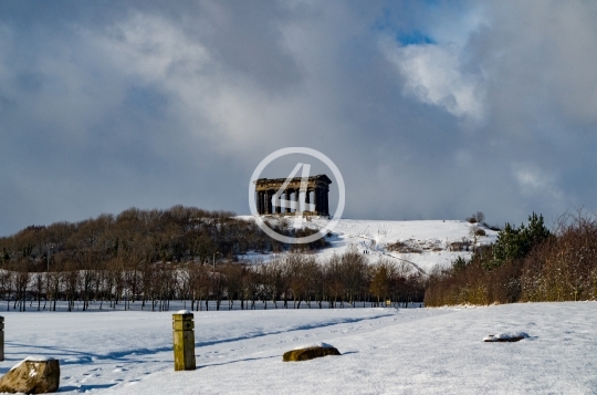 Winter stone column structure 5